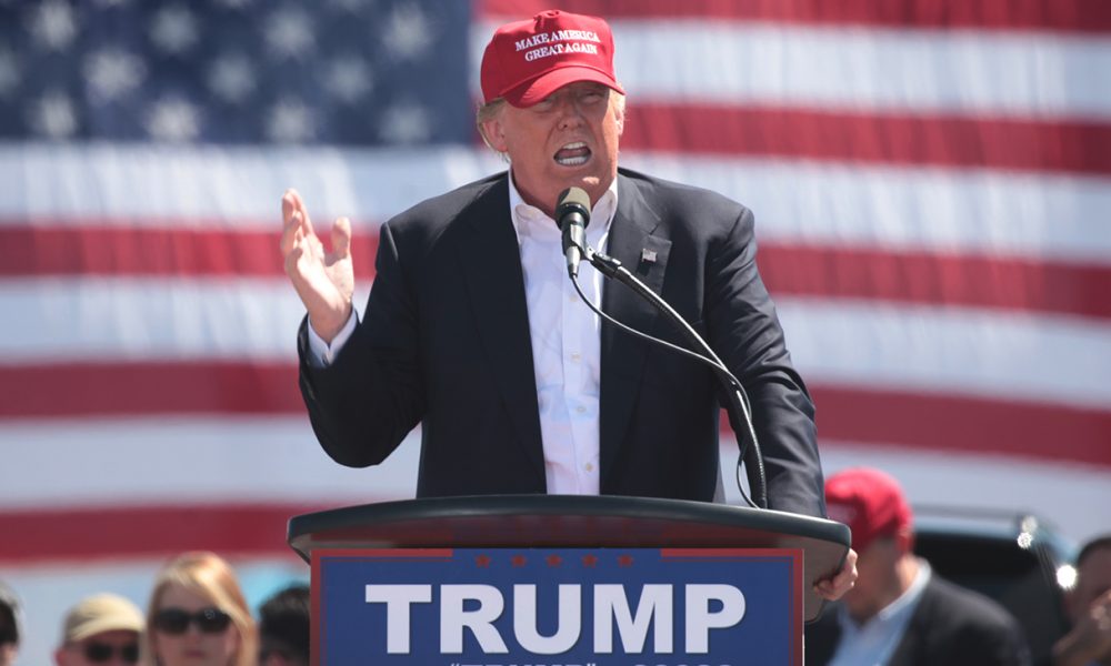 “We can’t let Los Angeles, San Francisco and numerous other cities destroy themselves by allowing what’s happening.” —President Donald J. Trump interviewed by USA Today aboard Air Force One, en route to California. (PHOTO: Donald Trump speaking at a rally in Fountain Hills, Arizona. / Gage Skidmore / Wikimedia Commons)