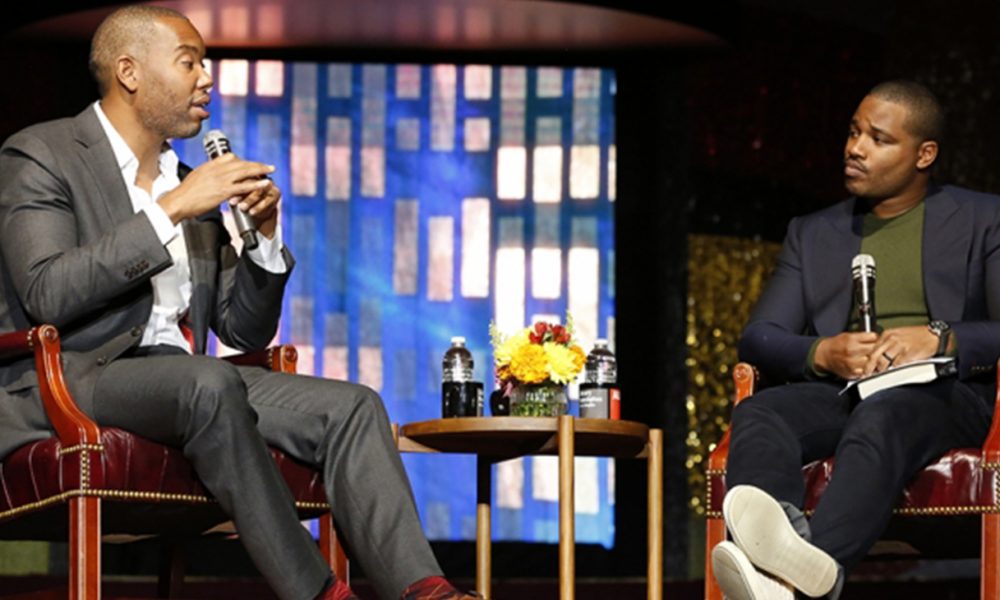 Ta-Nehisi Coates & Ryan Coogler engaging in a one-on-one about the fictional novel, The Water Dancer (Photo by: Michael Rueter)