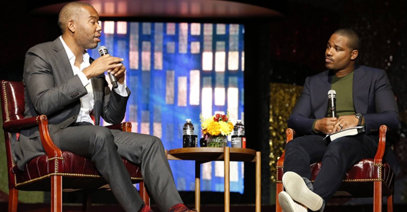 Ta-Nehisi Coates & Ryan Coogler engaging in a one-on-one about the fictional novel, The Water Dancer (Photo by: Michael Rueter)
