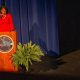 Indianapolis Public Schools Superintendent Aleesia Johnson delivered the first "State of the District" address Oct. 9 at Shortridge High School. (Photo by: Tyler Fenwick)
