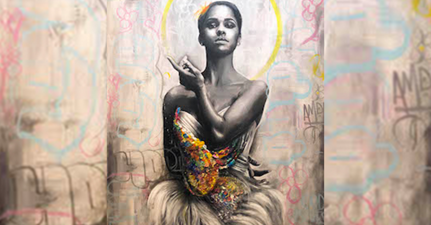 One of the pieces in Luis Peralta Del Valle's solo show (Courtesy photo)