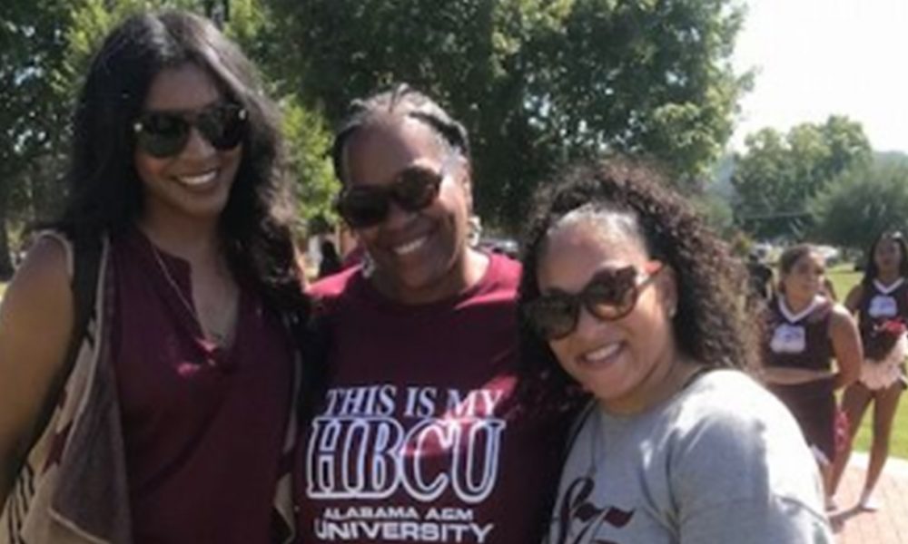 From left: Coach Rasheba McGowan; Dr. Tammy L. Alexander, Cheer Advisor; Coach Shawdee McKinney (Provided Photo)