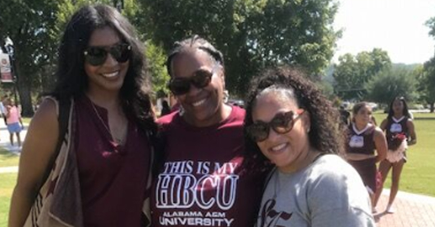 From left: Coach Rasheba McGowan; Dr. Tammy L. Alexander, Cheer Advisor; Coach Shawdee McKinney (Provided Photo)
