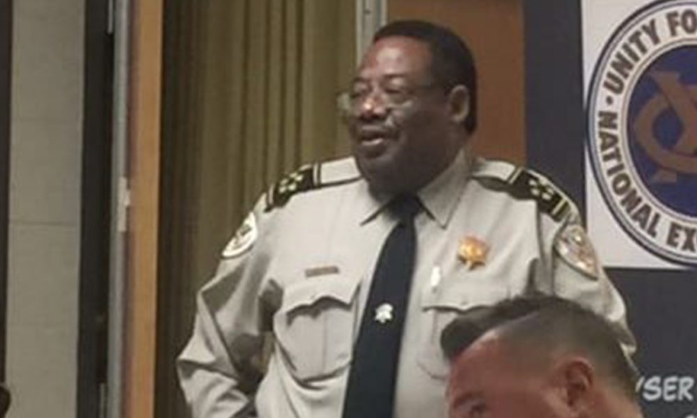 Shelby County Sheriff Floyd Bonner talks to the Frayser Exchange Club. (Courtesy Photo)