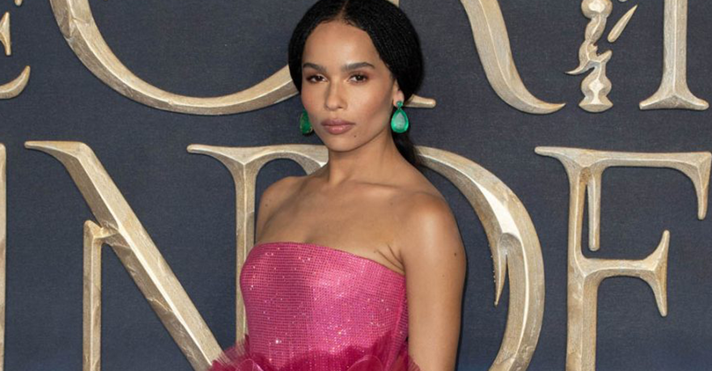 Zoe Kravitz attends the UK premiere of Fantastic Beasts: The Crimes of Grindelwald at Leicester Square in London on Nov. 13, 2018. (Photo credit: Bang Media)