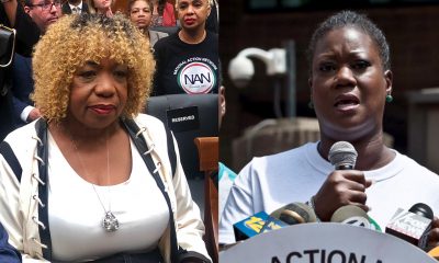 "We urge you to carefully consider any bill that seeks to ban menthol cigarettes," Gwendolyn Carr (left), the mother of Eric Garner; and Sybrina Fulton, the mother of Trayvon Martin, wrote in a letter to New York City Council Speaker Corey Johnson. (Photos: Rachel Noerdlinger / National Action Network)