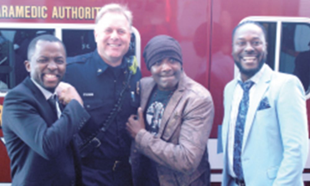 From left, Claude Joseph, Matt Cobb, Sophis Dorsainvil, and Jim Thelusma. (Photo by: Godfrey Lee)