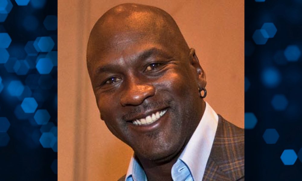 Michael Jordan, former basketball star and majority owner of the Charlotte Bobcats, at the National Basketball Association's board of governors meeting in New York, April 17, 2014. DOD photo by D. Myles Cullen (Photo: Public domain photograph from Defense.gov News Photos archive. / Wikimedia Commons)