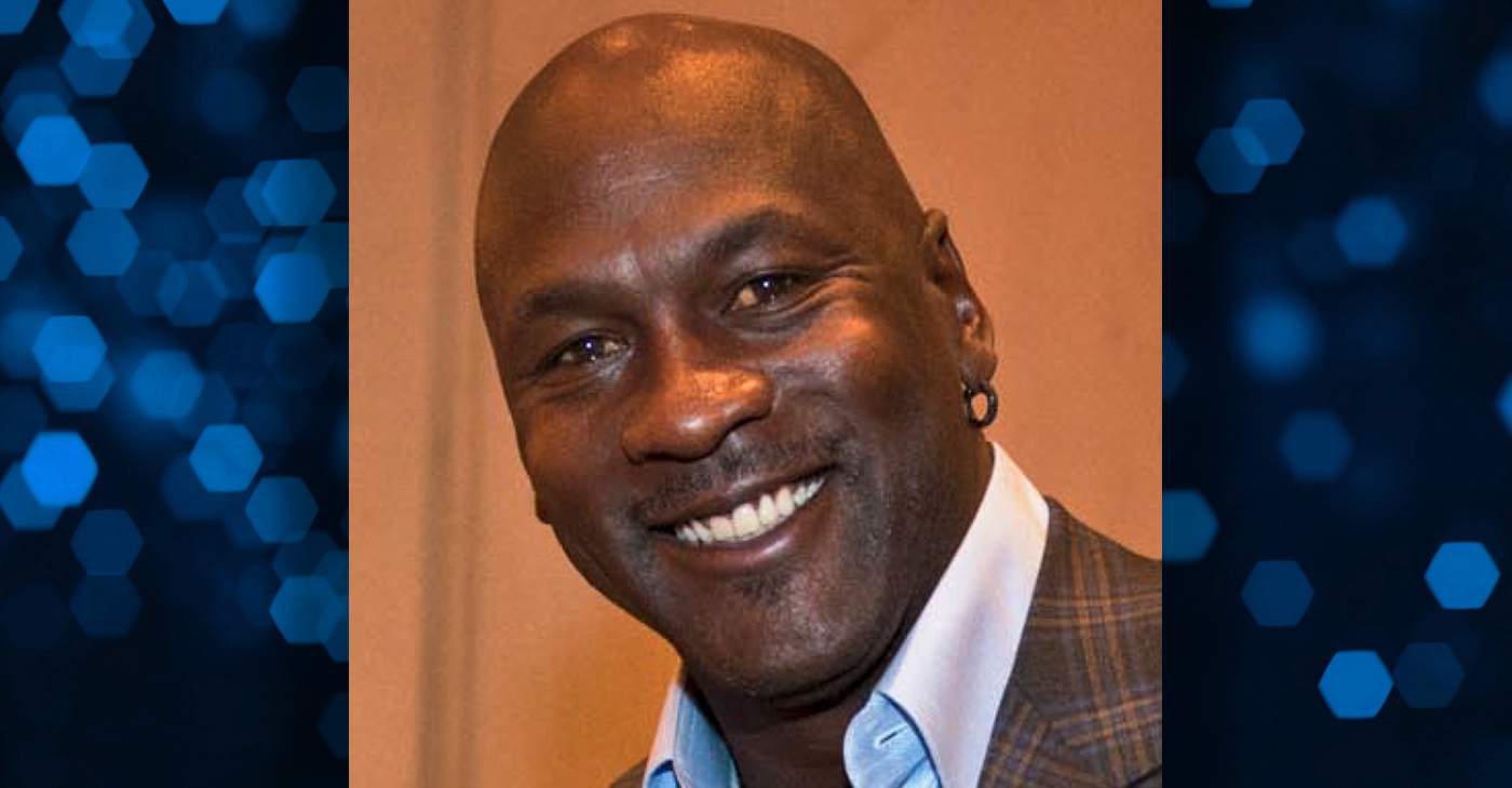Michael Jordan, former basketball star and majority owner of the Charlotte Bobcats, at the National Basketball Association's board of governors meeting in New York, April 17, 2014. DOD photo by D. Myles Cullen (Photo: Public domain photograph from Defense.gov News Photos archive. / Wikimedia Commons)