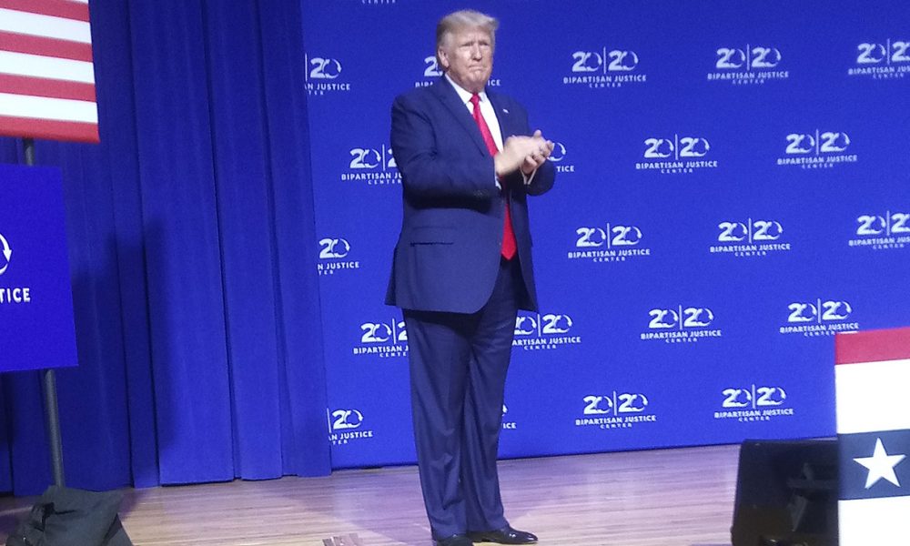 Trump said he would continue to work to ensure that Americans have opportunities to get training while they are incarcerated and to succeed when they leave prison. (Photo: Stacy Brown / NNPA)