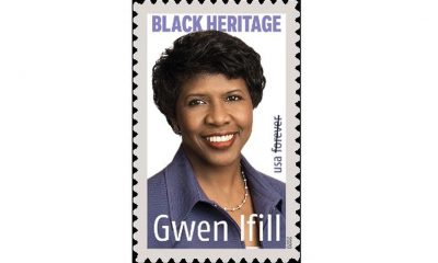 The stamp features a photo of Ifill taken in 2008 by photographer Robert Severi and designed by Derry Noyes, according to the Postal Service.