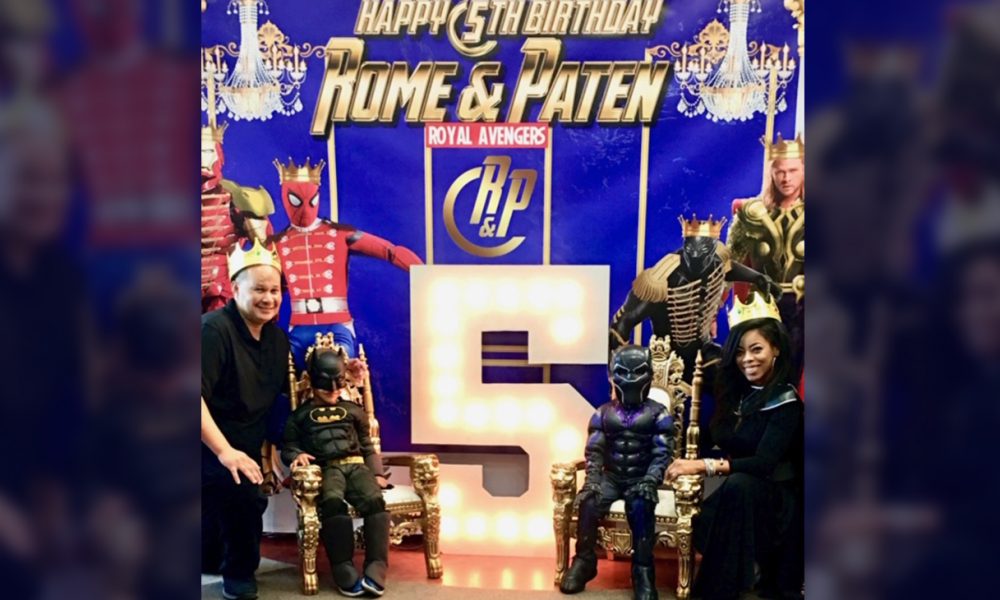 During the Superheroes-themed party, Diamond Sherrod (pictured far right) explained her goal and told the young guests that they are Superheroes of Louisiana for helping those in need.