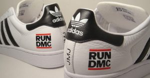 Adidas, the famed sneaker company that inspired the 1986 hit song is honoring Run (Joseph Simmons), DMC (Darryl McDaniels), and the late Jam Master Jay (Jason Mizell).