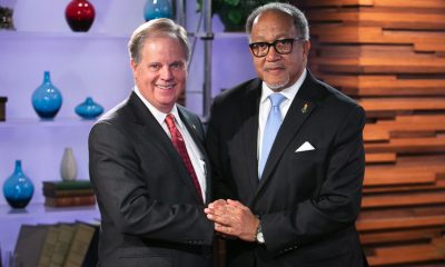 Senator Doug Jones (D-AL) and Dr. Benjamin F. Chavis Jr., President and CEO of the National Newspaper Publishers Association meet for an Exclusive Fireside Chat on Black voter turnout, the Reauthorization of the Voting Rights Act, bipartisan politics, the Futures Act, environmental justice and the administration's current military actions.