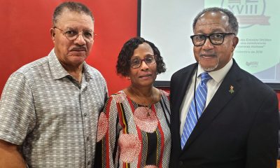 Pictured, left to right: Dean DeWayne Wickman of Morgan State University, Dr. Tony Draper, Publisher of The Afro, and Dr. Benjamin F. Chavis, Jr., President and CEO of the National Newspaper Publishers Association.