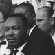 Dr. Martin Luther King, Jr. and Mathew Ahmann at the Civil Rights March on Washington, D.C. (National Archives)