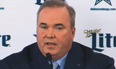 New head coach of the Dallas Cowboys Mike McCarthy reminds everyone he won his first Super Bowl here in North Texas and looks forward to bringing the Boys back to the Super Bowl. (Image screenshot from Dallas Cowboys press conference recap video)