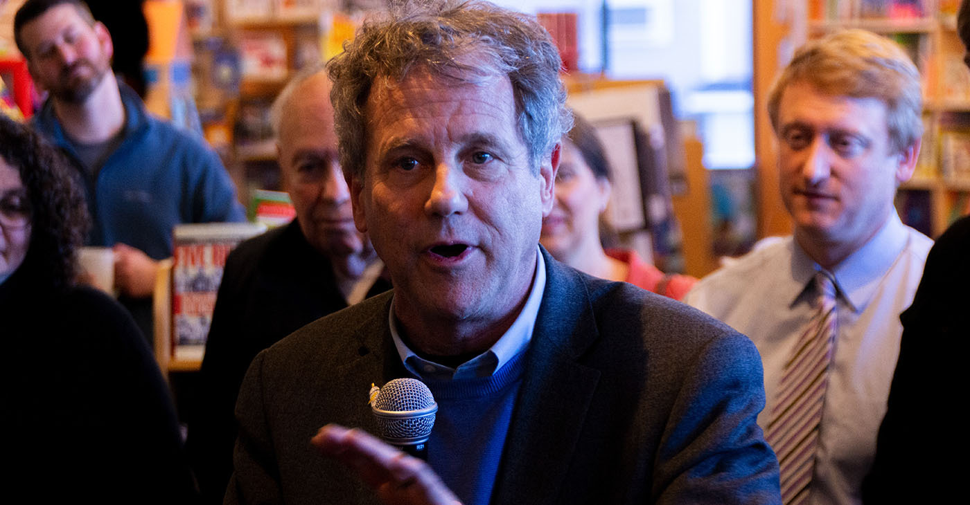 U.S. Senator Sherrod Brown (D-Ohio) (Photo: Marc Nozell from Merrimack, New Hampshire, USA /Wikimedia Commons)