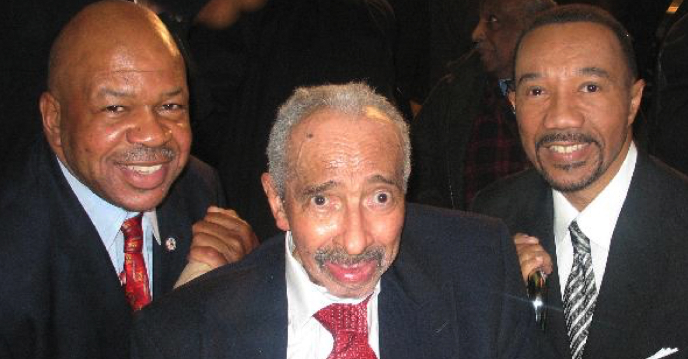 Three generations of Maryland’s 7th District Congressmen (Congressman Elijah E. Cummings, 1996 to present; former Congressman Parren J. Mitchell, 1971 to 1987; and former Congressman Kweisi Mfume, 1987 to 1996) attend the ceremony officially designating the facility of the U.S. Postal Service located at 6101 Liberty Road in Baltimore, Maryland, as the U.S. Representative Parren J. Mitchell Post Office. (January 2007) (Photo: Office of Congresssman Elijah Cummings / Wikimedia Commons)