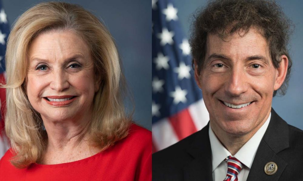 U.S. Rep. Carolyn B. Maloney (D-NY) and U.S. Rep. Jamie Raskin (D-MD)