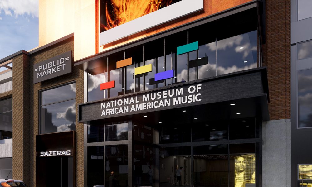 The National Museum of African American Music, set to open in Labor Day weekend 2020, will be the only museum dedicated solely to preserving African American music traditions and celebrating the central role African Americans have played in shaping American music.