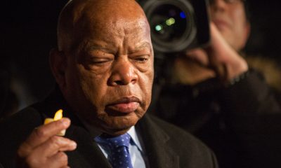 Rep. John Lewis, Supreme Court news conference to call for the reversal of President Trump’s travel ban on refugees and immigrants from several Middle East countries. (Photo: Lorie Shaull / Wikimedia Commons)