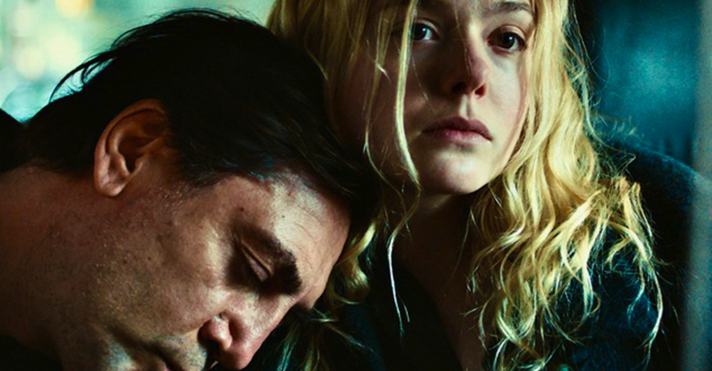 Javier Bardem and Elle Manning in The Roads Not Taken
