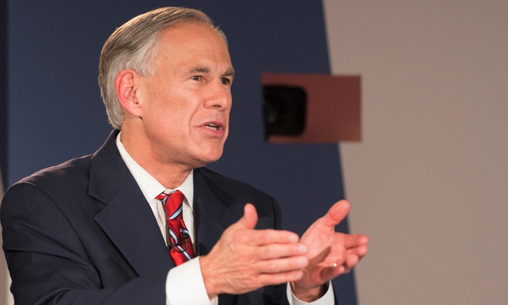 (Photo: Texas Republican Gov. Greg Abbott speaks at the gubernatorial debate at the LBJ Presidential Library in Austin, Texas. / Jay Godwin / Wikimedia Commons)