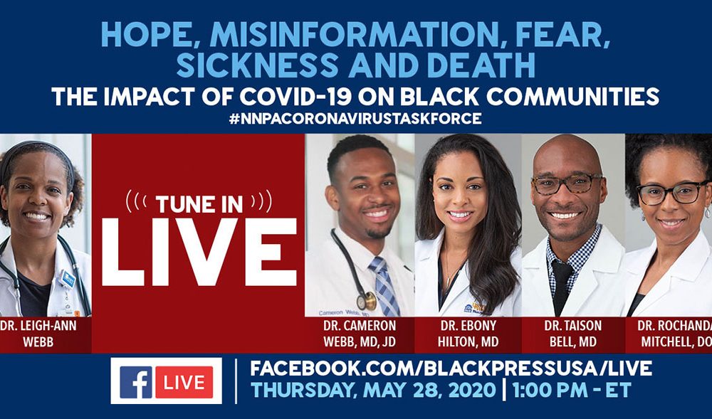 Five highly touted doctors discussed the effects the novel coronavirus has had on African Americans and the post-recovery long-term health and psychological impact the disease has had on many of its victims.