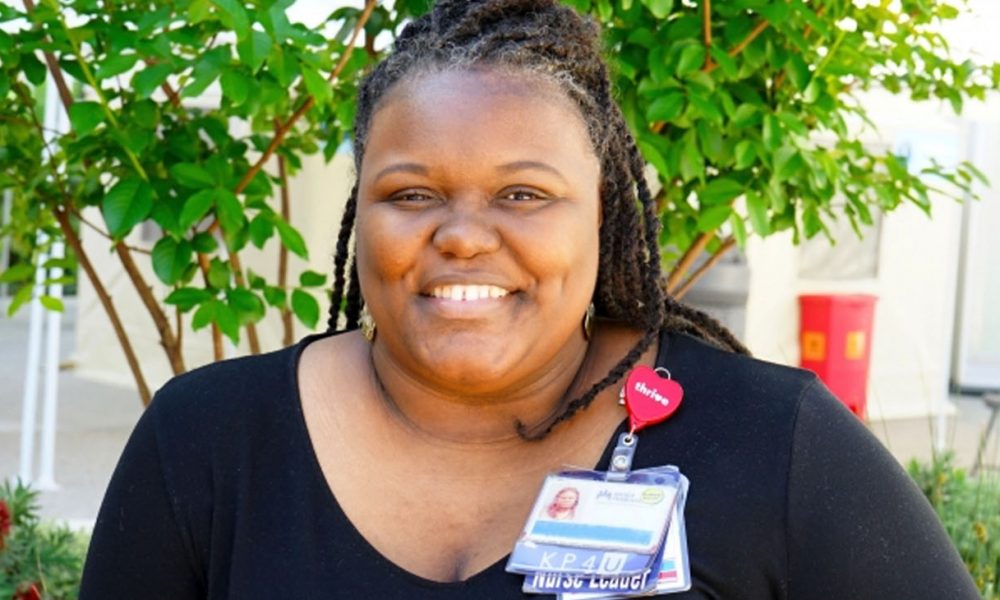 Tierra Norman, BSN, RN at Kaiser Permanente West Los Angeles Courtesy of Kaiser West Los Angeles