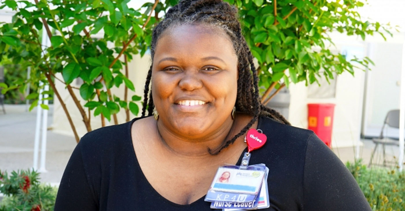 Tierra Norman, BSN, RN at Kaiser Permanente West Los Angeles Courtesy of Kaiser West Los Angeles