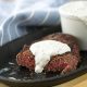 Horseradish and Chive Sauce over Omaha Steaks Private Reserve Boneless New York Strip