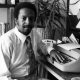 A younger Lucius Gantt used an IBM Selectric typewriter to launch The Gantt Report in 1980. (COURTESY OF ALL WORLD CONSULTANTS)