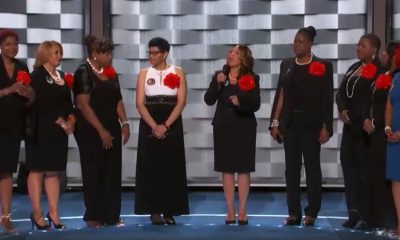 Today, 76 percent of Americans recognize that racism is “a big problem” in this country, representing a 26 percent increase from just five years ago. Mothers of the Movement (pictured, from the 2016 Democratic National Convention) is a group of African American women whose children have been killed by police officers or by gun violence.