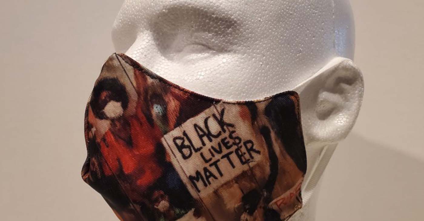 Black Lives Matter Mask by Ted Ellis
