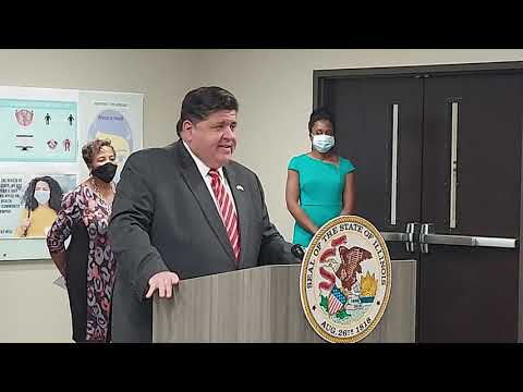 Illinois Governor Pritzker discusses COVID-19 updates on 8/25/2020.