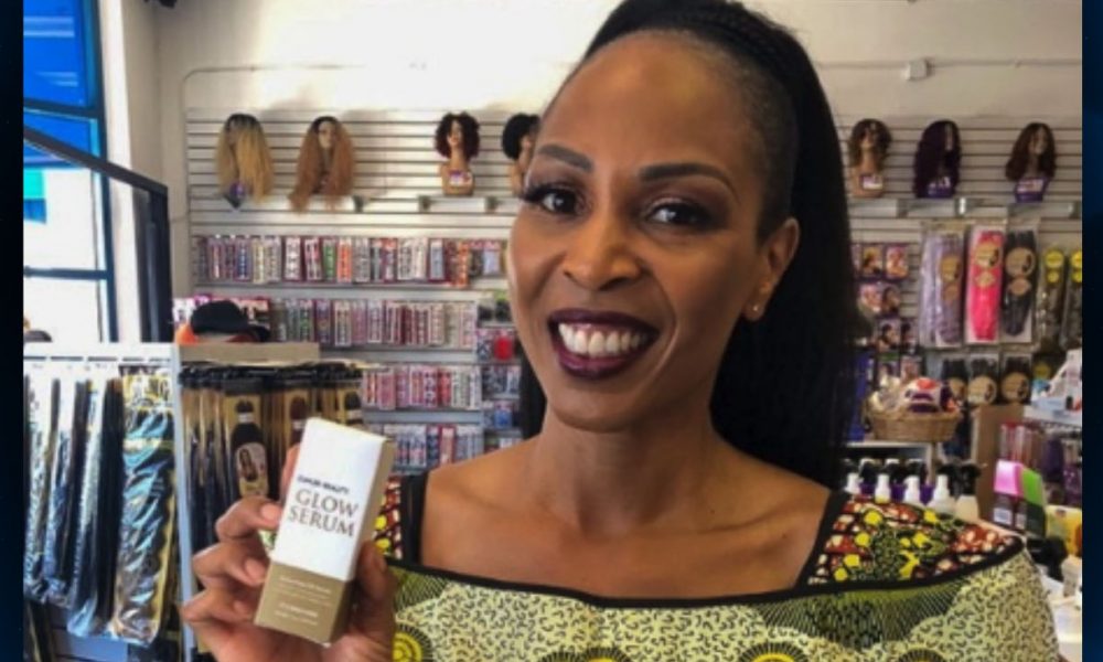 EnJunaya Canton, owner of Zuhuri Beauty; a skin care line originally created for African American women.