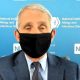 During a live interview with BlackPressUSA, Dr. Anthony Fauci, director of the National Institute of Allergy and Infectious Diseases and considered by many to be the nation’s foremost infectious disease expert, demonstrates the proper way to wear a face mask.