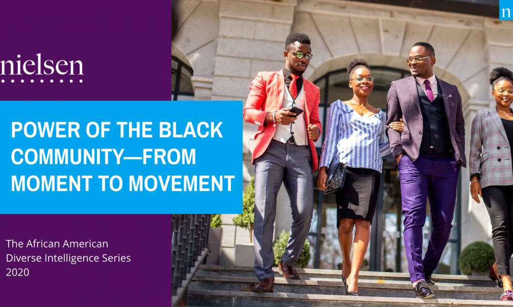 "African Americans are calling out systemic racism while at the same time creating opportunities for growth across social platforms and businesses with various levels of innovation," said Cheryl Grace, Senior Vice President of Consumer Insights and Engagement, Nielsen.