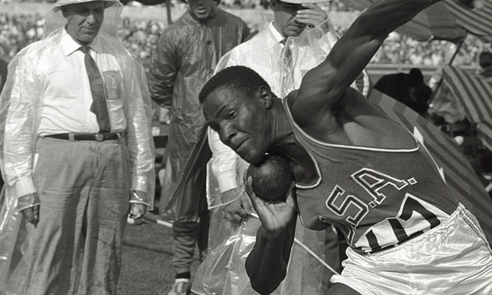 Rafer Johnson at the Rome Olympics / Wikimedia Commons