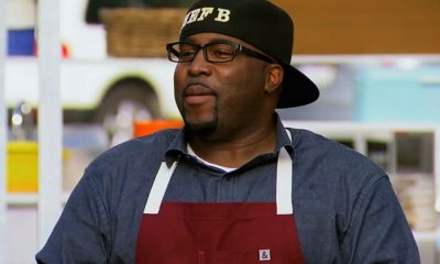 Brandon “Chef B” Williams competes on the set of Supermarket Stakeout that aired on January 19 on the Food Network