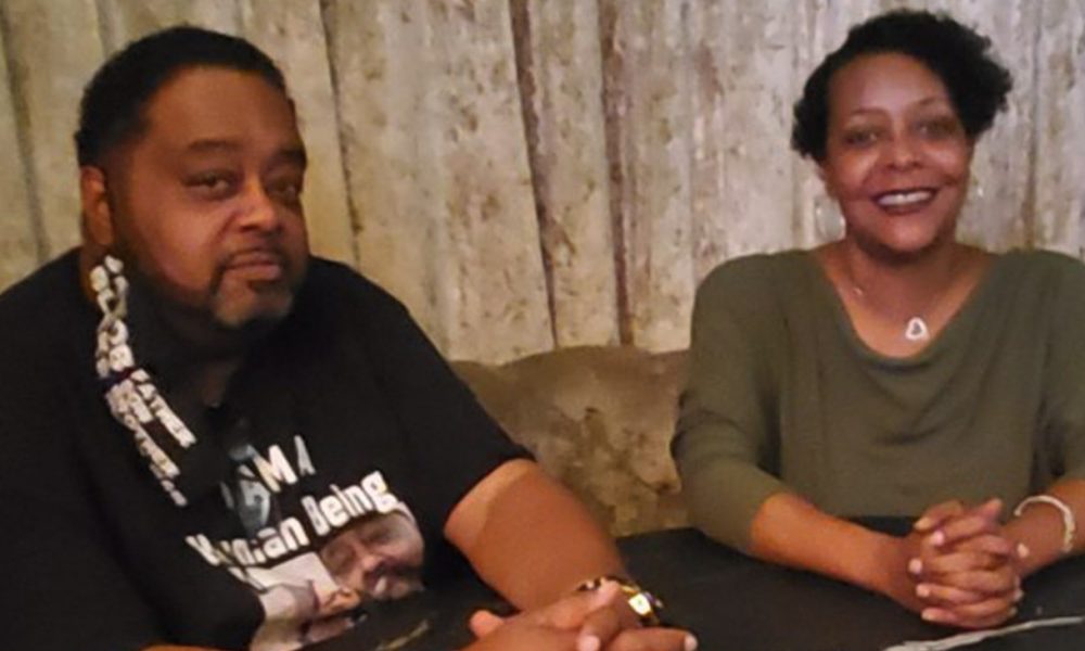 Photo: Jacob Blake Sr. sits with NNPA member publication, the Chicago Defender’s Interim Managing editor, Danielle Sanders, for an interview in October 2020.