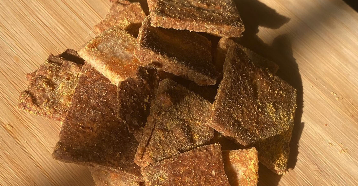 Krazy Krisps! It’s a cheesy version of wheat thins because we all know cheese makes everything better.