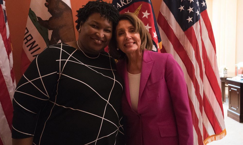 The news of the Abrams nomination arrived on the same day that Georgia Republicans launched a “Stop Stacey” group. (Photo: “We are thrilled to have Stacey Abrams deliver the Democratic Response to the State of the Union. Her electrifying message reinvigorated our nation & continues to inspire millions in every part of the country.” — House Speaker Nancy Pelosi, January 2019 / Office of the House Speaker / Wikimedia Commons)