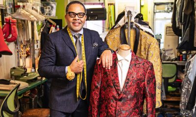 Julius “Eddie” Lofton learned about the tailoring business from his late grandfather, Josephus C. Lofton, and named his shop JC Lofton Tailors in Washington, D.C., in honor of him. (Photo: Scott Suchman)