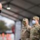 In the more than one-hour news conference, the President reiterated his desire to unite the country and hope for bipartisan cooperation. (Photo: President Joe Biden greets members of the military at a FEMA COVID-19 vaccination site Friday, Feb. 26, 2021, at NRG Stadium in Houston. White House/Adam Schultz)