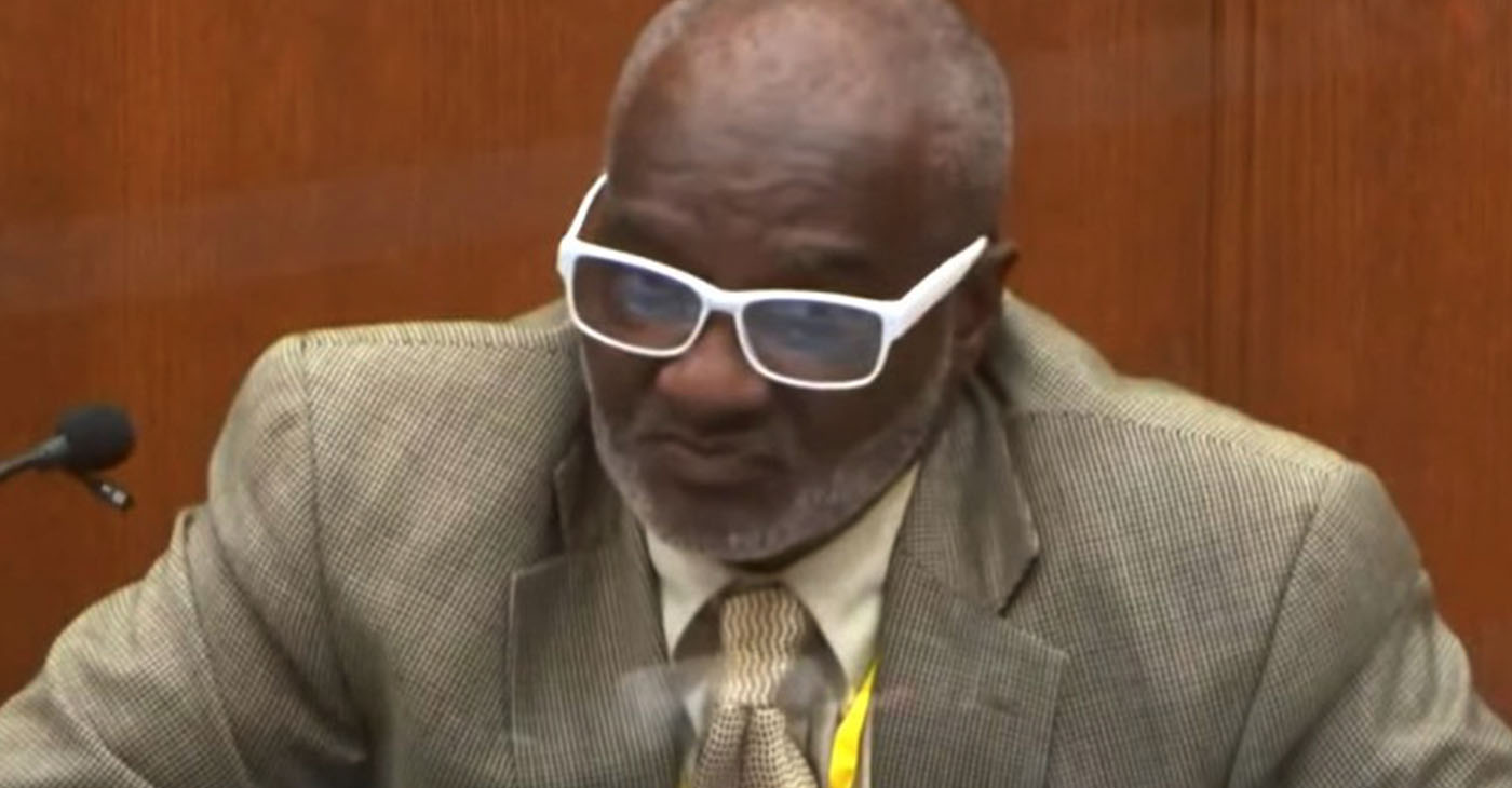 Charles McMillian broke down the witness stand at the trial for Derek Chauvin (Photo: NBC / Youtube)