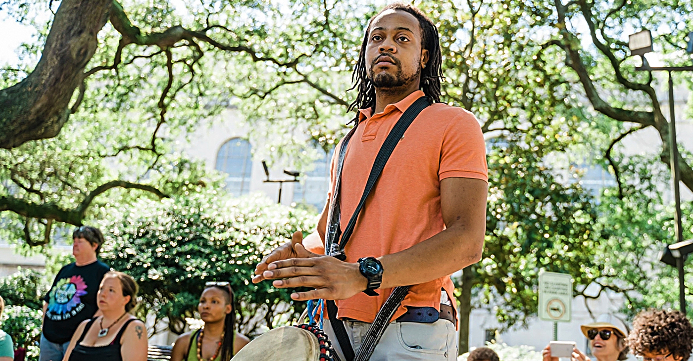In New Orleans’ Congo Square, the tradition of African drumming has been revived at the very site where it infiltrated America and changed the course of music history. (Courtesy photo / North Dallas Gazette)