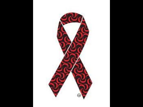 Red Cross sickle cell anemia awareness video thumbnail with medical symbols