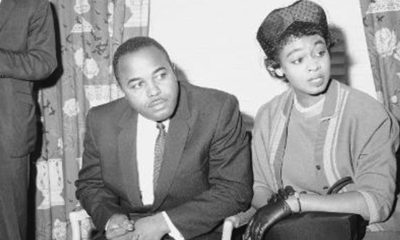 Christopher and Maxine McNair, whose 11-year-old Denise McNair, was murdered along with three other young girls on Sunday, September 15, 1963, hold a press conference on Sept. 20, 1963.